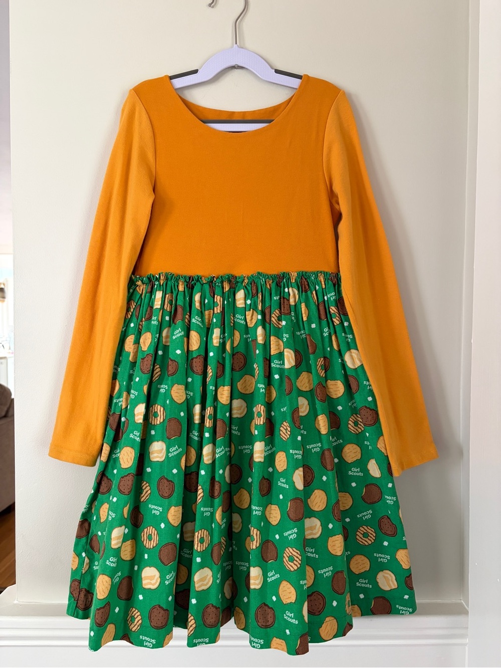 Handmade Girl Scouts Cookies Dress Girls 8